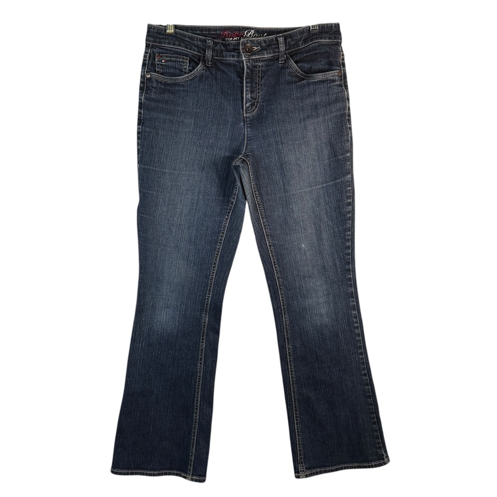 Tommy Hilfiger Women's 8S Hope Boot Jeans Dark Wash‎ Stretch Denim